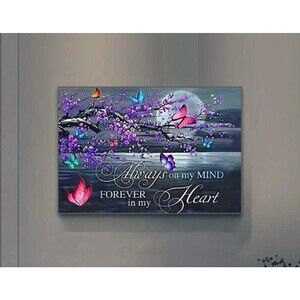 Moonlight Print DIY Diamond Unframed Painting